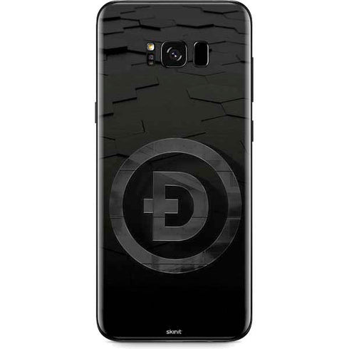 Doge Coin Textured Logo Galaxy S8 Plus Skin